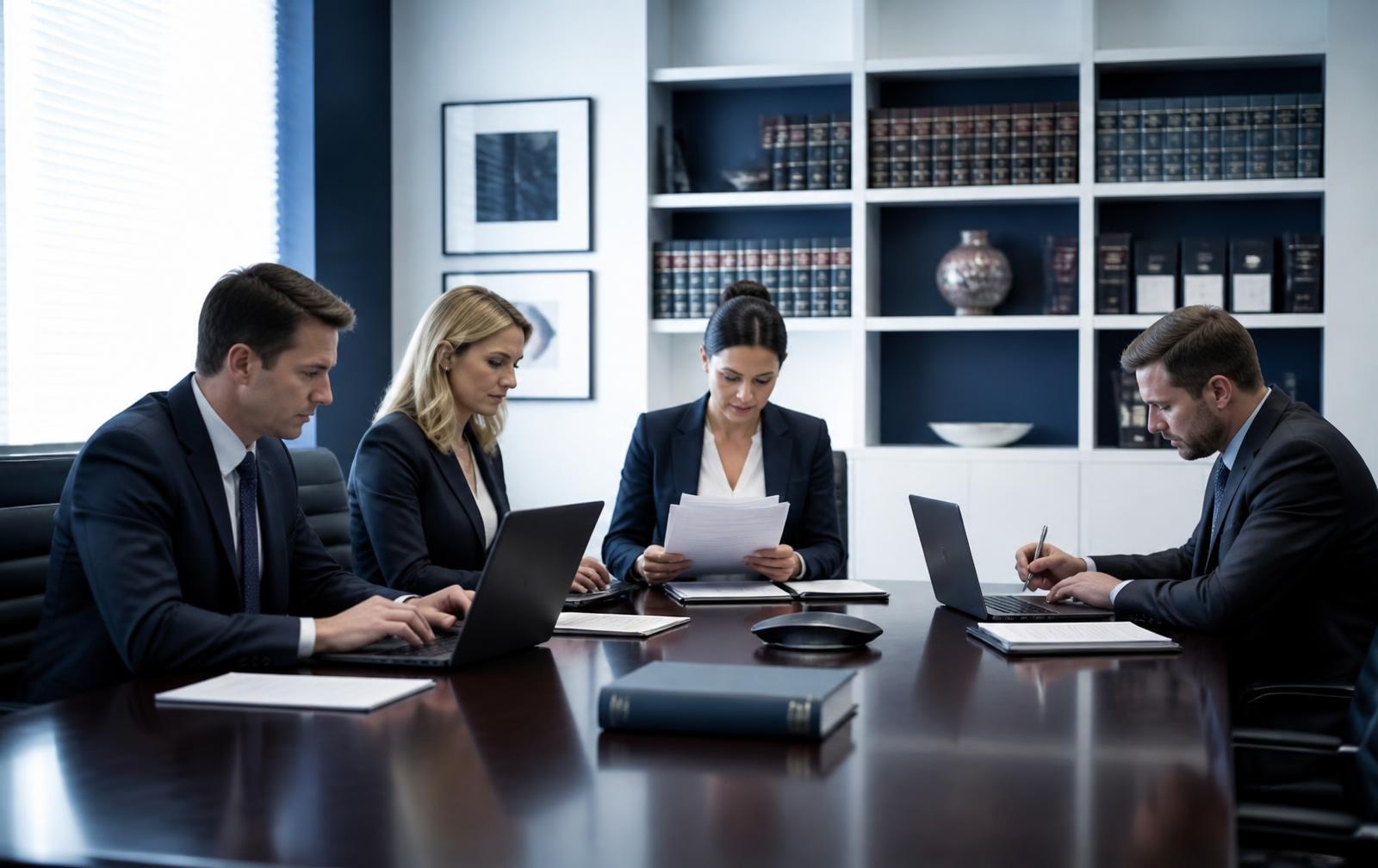 Law firm attorney conference room IT